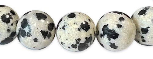 Bracelet Jaspe Dalmatien Ø 8mm