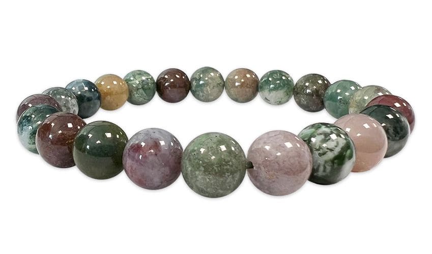 Bracelet Agate Indienne Ø 8mm