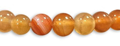 Bracelet Cornaline Ø 6mm