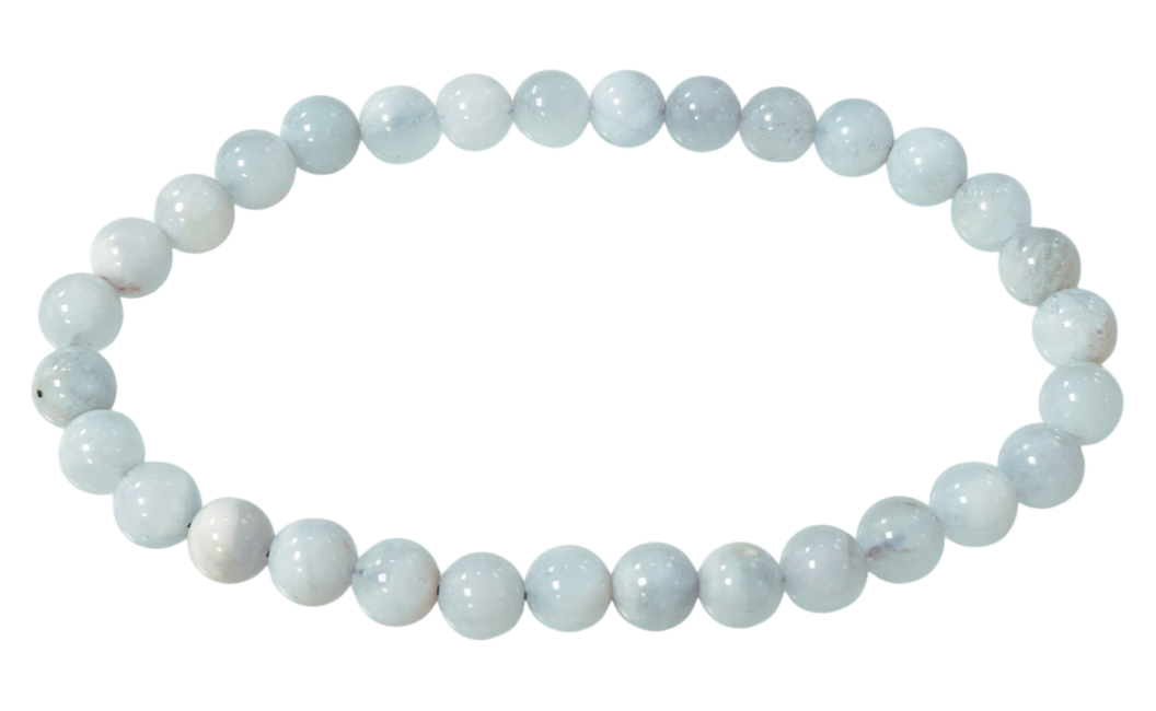 Bracelet Aigue Marine Ø 6mm