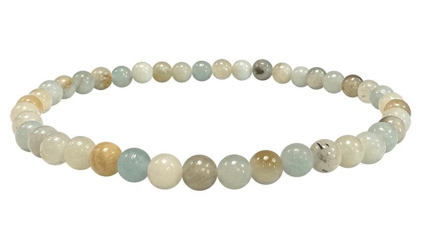 Bracelet Amazonite Multicolore Ø 4mm