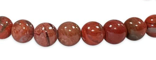 Bracelet Jaspe Rouge Ø 4mm