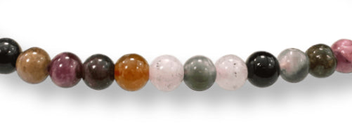 Bracelet Tourmaline multicolor Qualité+ Ø 4mm