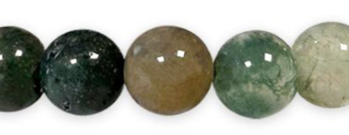 Bracelet Agate Mousse Ø 6mm