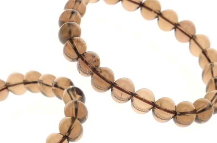 Bracelet Quartz fumé 8mm