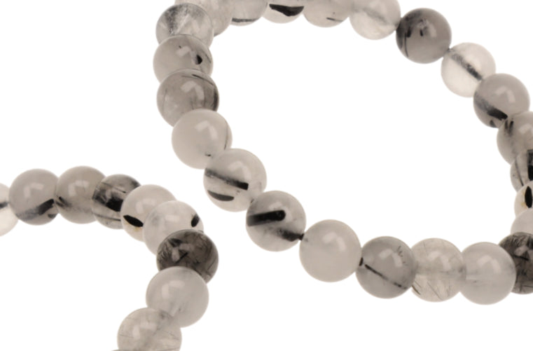 Bracelet Quartz Tourmaline 8mm