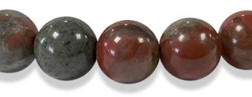 Bracelet Jaspe Héliotrope Ø 8mm