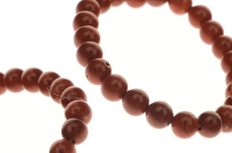Bracelet Jaspe Rouge Enfant 6mm