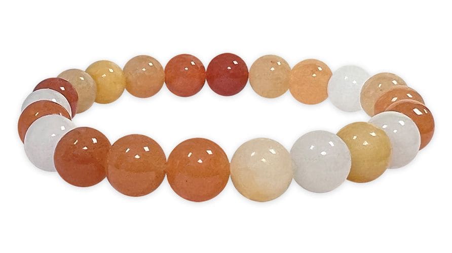 Bracelet Jade multicolore Ø 8mm