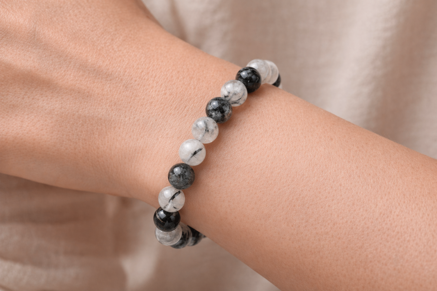 Bracelet Quartz Tourmaline