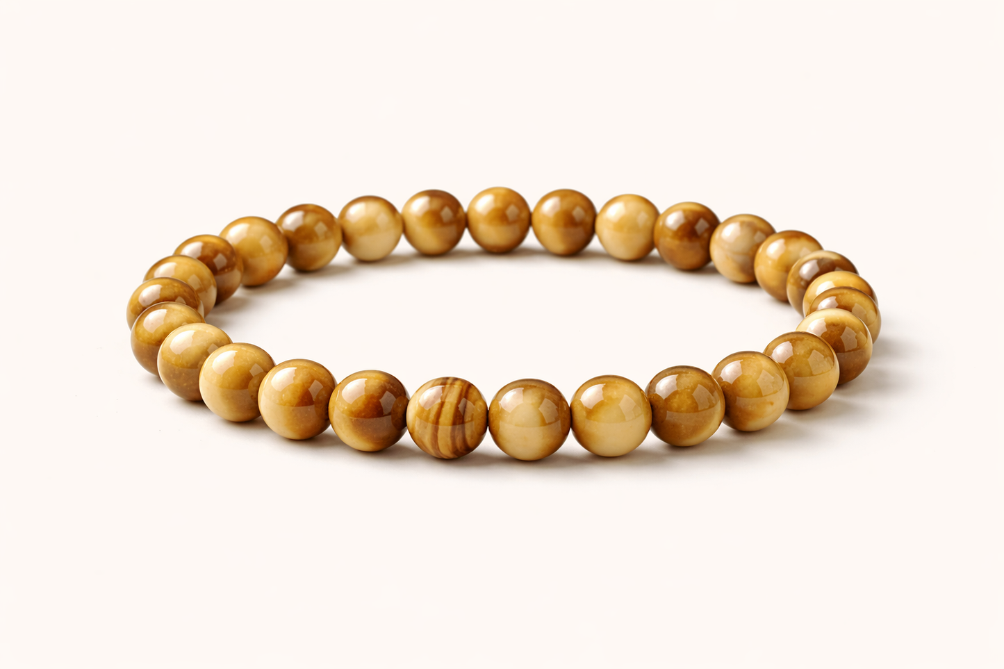 Bracelet Oeil de Tigre Blanc