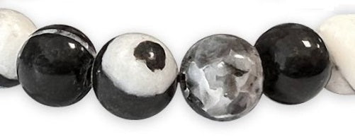 Bracelet Jaspe Zèbre Ø 8mm