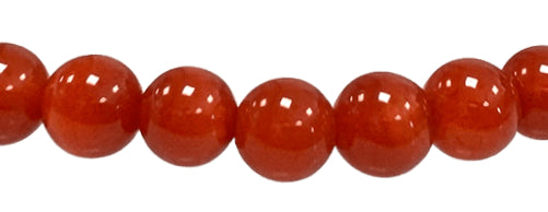 Bracelet Agate rouge Ø 6mm