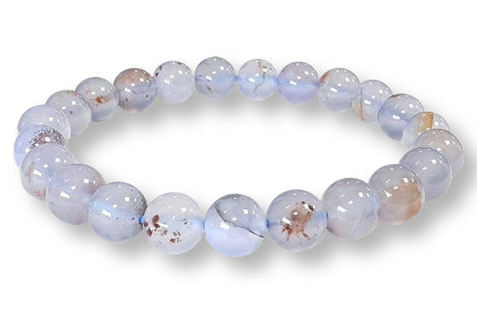 Bracelet Calcédoine Perle Ø 8mm