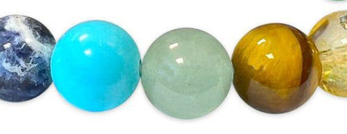 Bracelet 7 Chakras Aventurine Verte Ø 8mm