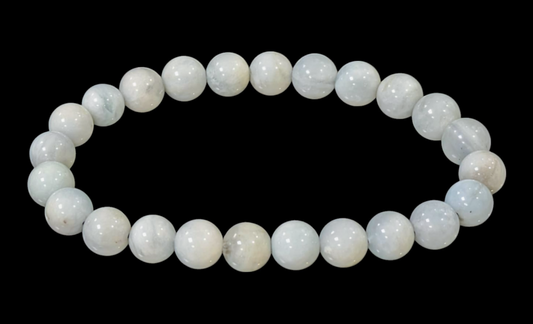 Bracelet Aigue Marine Ø 8mm