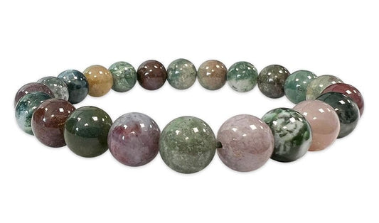 Bracelet Agate Indienne Ø 8mm