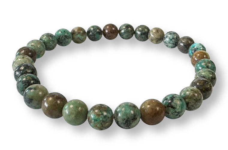 Bracelet Turquoise Afrique Ø 6mm