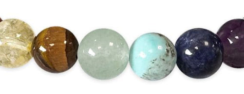 Bracelet 7 Chakras Aventurine Verte Ø 6mm