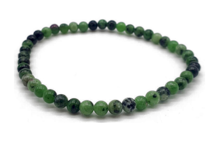 Bracelet Rubis Zoïsite Ø 4mm