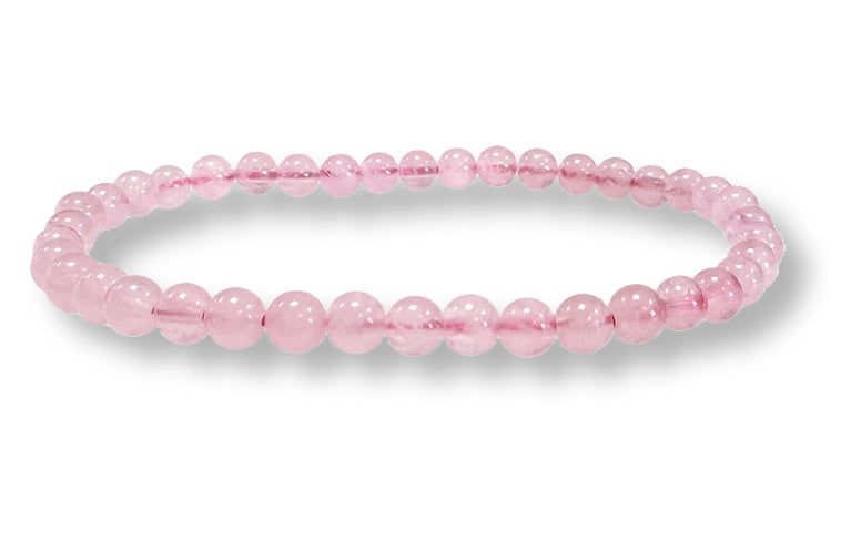 Bracelet Quartz Rose Ø 4mm