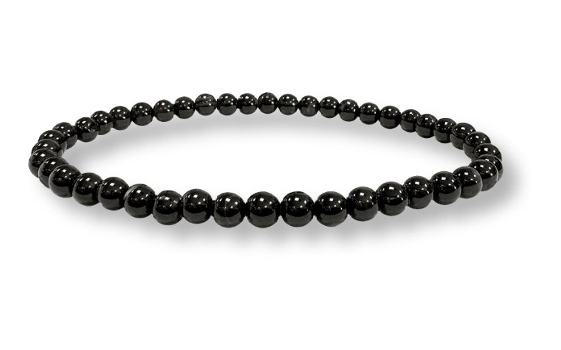 Bracelet Onyx Noir Ø 4mm