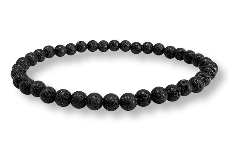 Bracelet Pierre de Lave Ø 4mm