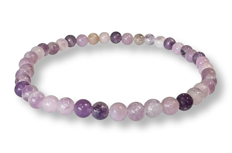 Bracelet Lépidolite Ø 4mm