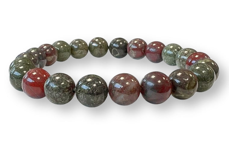 Bracelet Jaspe Sang de Dragon Ø 8mm