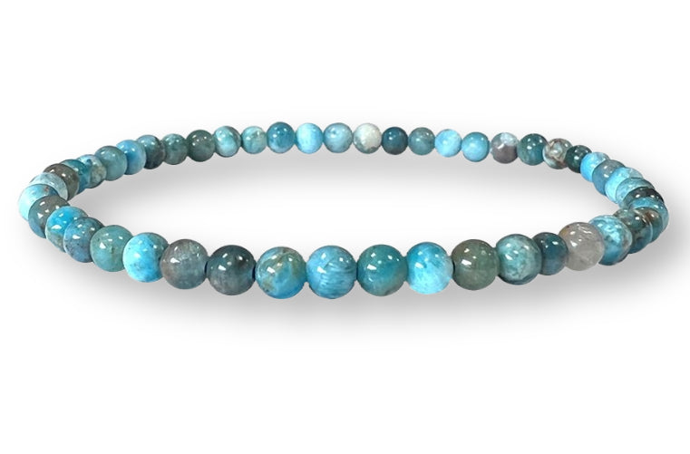 Bracelet Apatite Bleue Ø 4mm