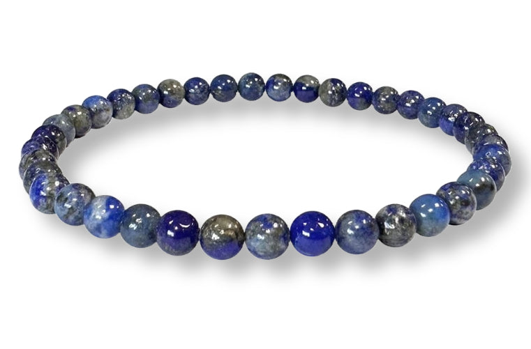 Bracelet Lapis Lazuli Ø 4mm