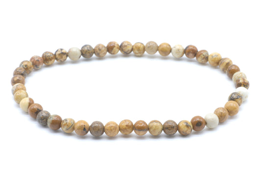 Bracelet Jaspe Paysage 4mm