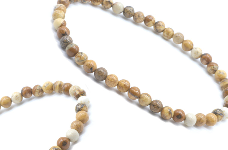 Bracelet Jaspe Paysage 4mm