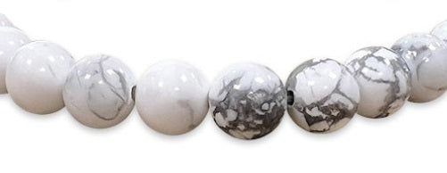 Bracelet Howlite Ø 6mm
