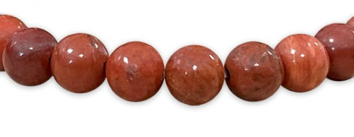 Bracelet Jaspe Rouge Ø 6mm