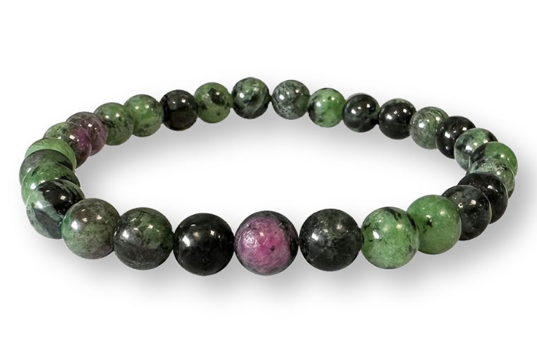 Bracelet Rubis Zoïsite Ø 6mm