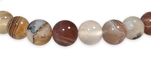Bracelet Agate Botswana Ø 6mm