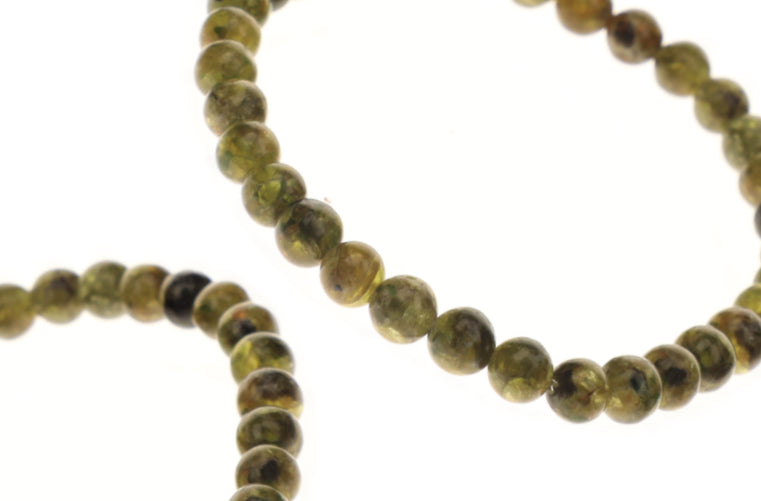 Bracelet Péridot 6mm