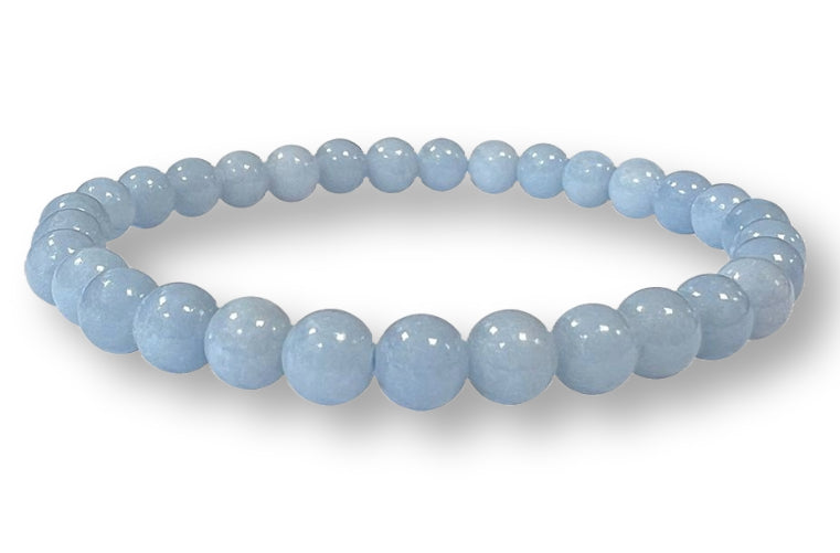 Bracelet Angélite Ø 6mm