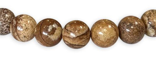 Bracelet Jaspe Paysage Ø 6mm