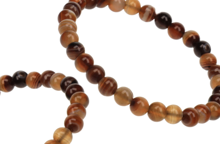 Bracelet Agate Botswana 6mm
