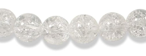 Bracelet Cristal de Roche Craquelé Ø 6mm