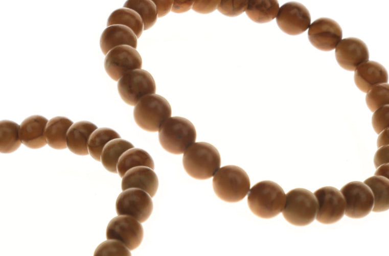 Bracelet Bois Fossilisé 6mm