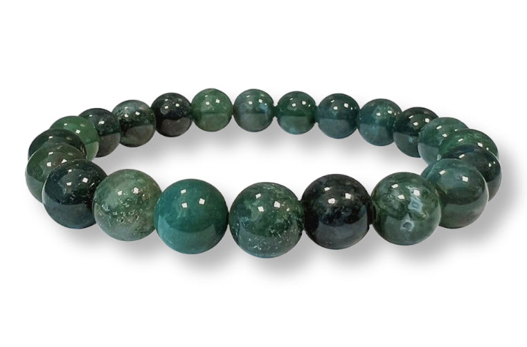 Bracelet Agate Mousse Ø 8mm