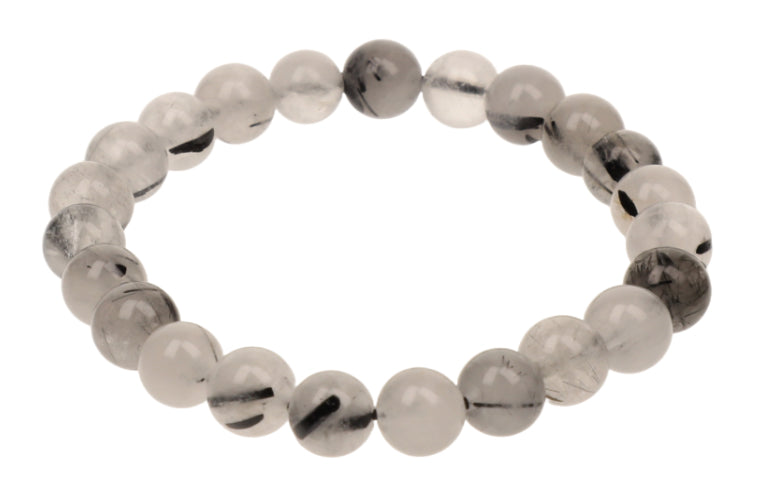 Bracelet Quartz Tourmaline 8mm
