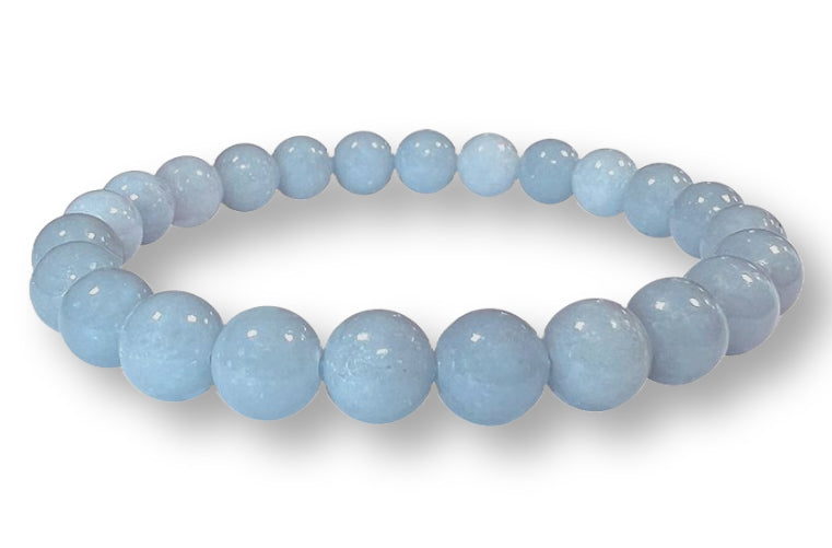 Bracelet Angélite Ø 8mm