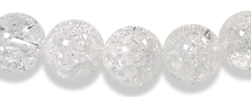 Bracelet Cristal de Roche Craquelé Ø 8mm