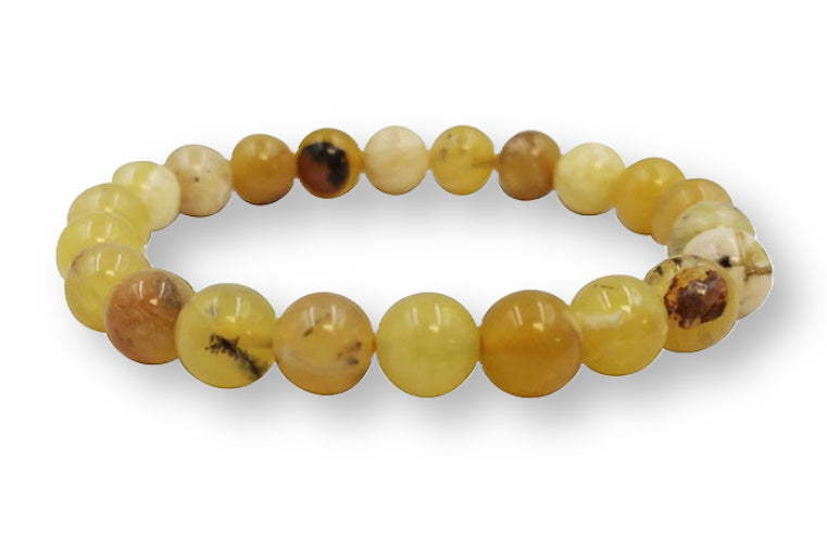 Bracelet Opale Jaune Ø 8mm