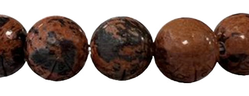 Bracelet Obsidienne Acajou Ø 8mm