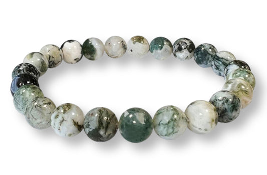 Bracelet Agate Dendrite 8mm
